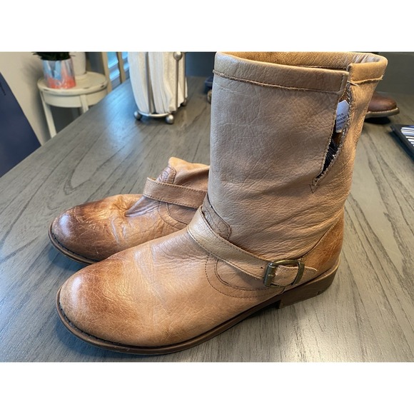 Nine West Shoes - Nine West Brown Leather Boot Shoes Size 10
